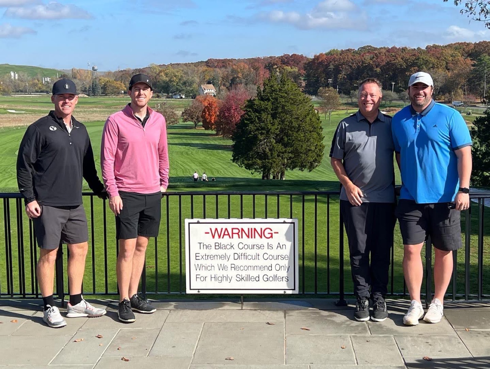 Golfing at Bethpage Black